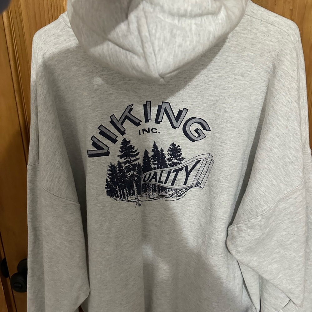 Viking Inc. Gray Hoodie